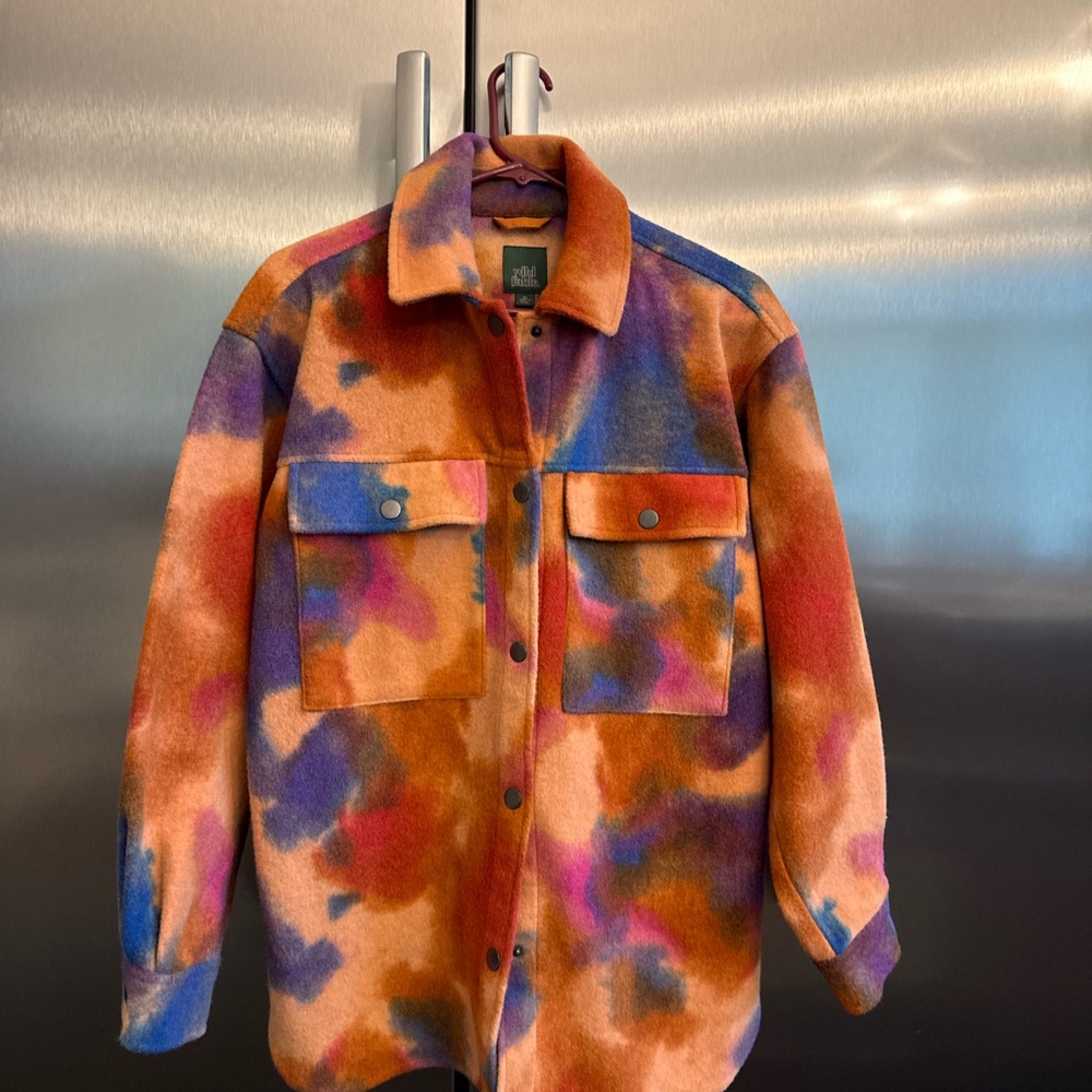 Wild Fable Multicolor Button-Up Jacket - image 1
